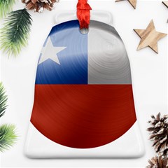 Chile Flag Country Chilean Ornament (bell) by Sapixe