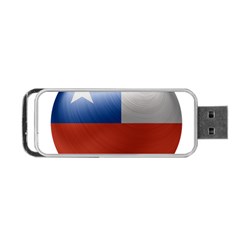 Chile Flag Country Chilean Portable Usb Flash (two Sides) by Sapixe