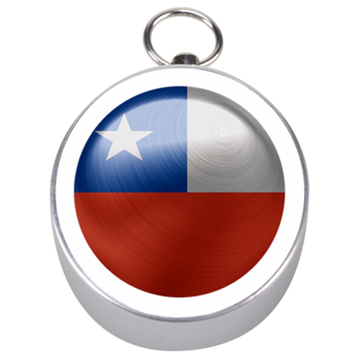 Chile Flag Country Chilean Silver Compasses