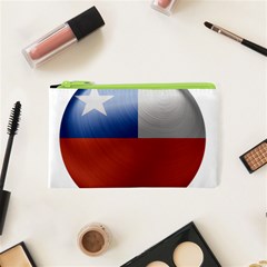 Chile Flag Country Chilean Cosmetic Bag (xs) by Sapixe