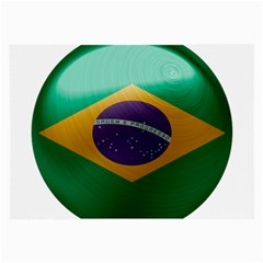 Brazil Flag Country Symbol Large Glasses Cloth by Sapixe