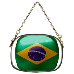 Brazil Flag Country Symbol Chain Purse (one Side) by Sapixe