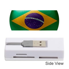 Brazil Flag Country Symbol Memory Card Reader (stick) by Sapixe