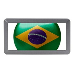 Brazil Flag Country Symbol Memory Card Reader (mini) by Sapixe