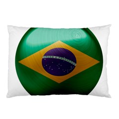 Brazil Flag Country Symbol Pillow Case (two Sides) by Sapixe