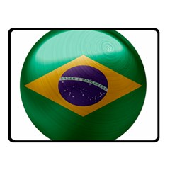 Brazil Flag Country Symbol Double Sided Fleece Blanket (small)  by Sapixe