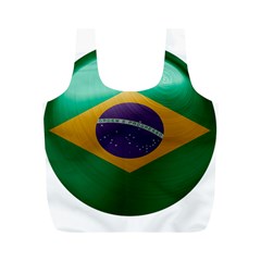 Brazil Flag Country Symbol Full Print Recycle Bag (m) by Sapixe