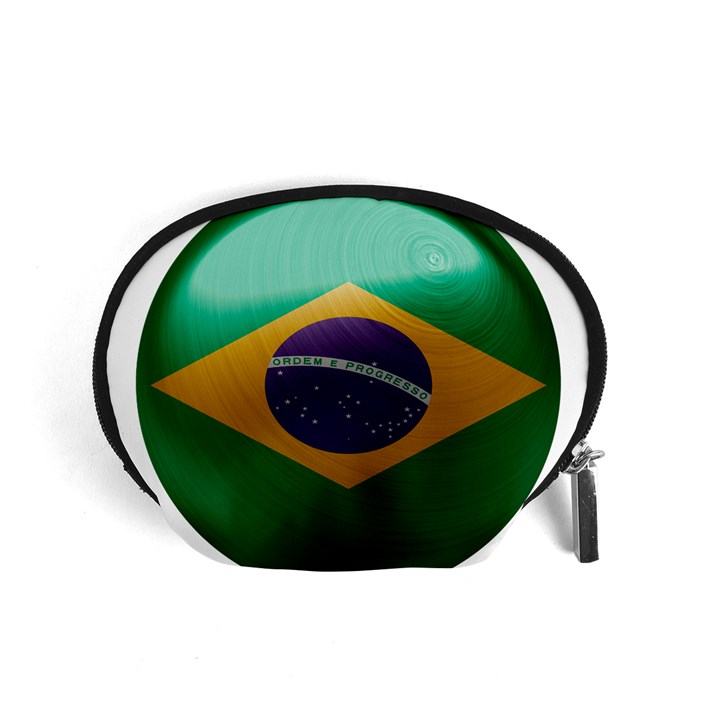 Brazil Flag Country Symbol Accessory Pouch (Small)