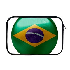 Brazil Flag Country Symbol Apple Macbook Pro 17  Zipper Case by Sapixe