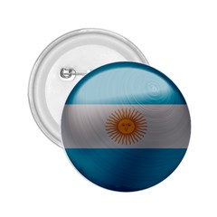 Argentina Flag Country Nation 2 25  Buttons by Sapixe