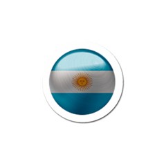 Argentina Flag Country Nation Golf Ball Marker by Sapixe