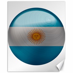 Argentina Flag Country Nation Canvas 16  X 20  by Sapixe