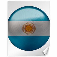 Argentina Flag Country Nation Canvas 36  X 48  by Sapixe