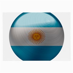 Argentina Flag Country Nation Large Glasses Cloth by Sapixe