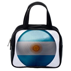 Argentina Flag Country Nation Classic Handbag (one Side) by Sapixe