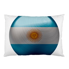 Argentina Flag Country Nation Pillow Case by Sapixe