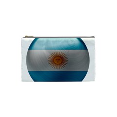 Argentina Flag Country Nation Cosmetic Bag (small) by Sapixe