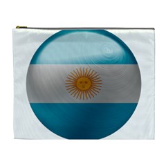 Argentina Flag Country Nation Cosmetic Bag (xl) by Sapixe