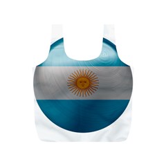 Argentina Flag Country Nation Full Print Recycle Bag (s) by Sapixe