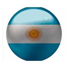 Argentina Flag Country Nation Double Sided Flano Blanket (small)  by Sapixe