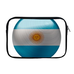 Argentina Flag Country Nation Apple Macbook Pro 17  Zipper Case by Sapixe