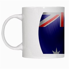 Australia Flag Country National White Mugs by Sapixe