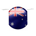 Australia Flag Country National Lightweight Drawstring Pouch (L) Front