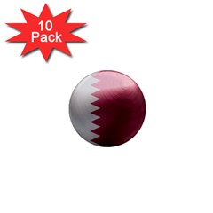 Qatar Flag Country Nation National 1  Mini Magnet (10 Pack)  by Sapixe