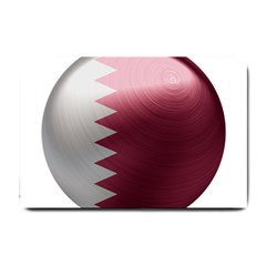 Qatar Flag Country Nation National Small Doormat  by Sapixe