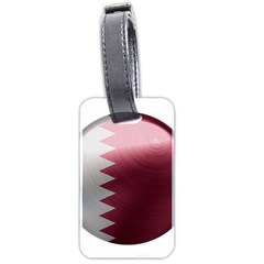 Qatar Flag Country Nation National Luggage Tag (two Sides) by Sapixe