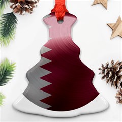 Qatar Flag Country Nation National Christmas Tree Ornament (two Sides) by Sapixe