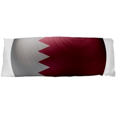 Qatar Flag Country Nation National Body Pillow Case Dakimakura (two Sides) by Sapixe