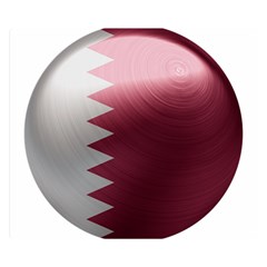 Qatar Flag Country Nation National Double Sided Flano Blanket (small)  by Sapixe