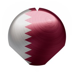 Qatar Flag Country Nation National Wooden Puzzle Heart by Sapixe