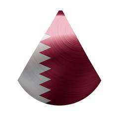 Qatar Flag Country Nation National Wooden Puzzle Triangle