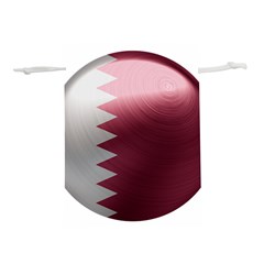 Qatar Flag Country Nation National Lightweight Drawstring Pouch (s)