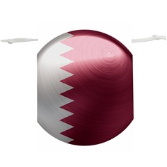 Qatar Flag Country Nation National  Lightweight Drawstring Pouch (xl)