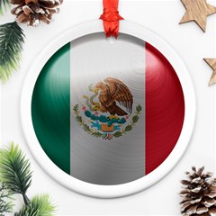 Mexico Flag Country National Ornament (round) by Sapixe