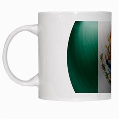 Mexico Flag Country National White Mugs by Sapixe