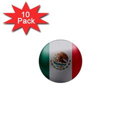 Mexico Flag Country National 1  Mini Buttons (10 Pack)  by Sapixe