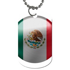 Mexico Flag Country National Dog Tag (one Side) by Sapixe