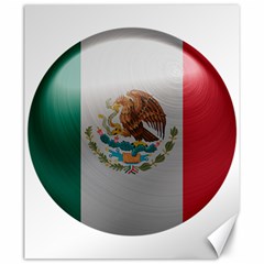 Mexico Flag Country National Canvas 20  X 24  by Sapixe