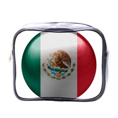 Mexico Flag Country National Mini Toiletries Bag (one Side) by Sapixe