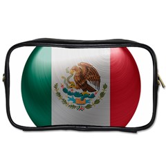 Mexico Flag Country National Toiletries Bag (one Side) by Sapixe