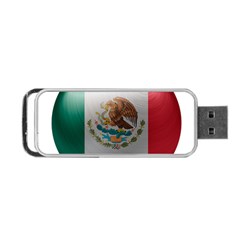 Mexico Flag Country National Portable Usb Flash (one Side) by Sapixe