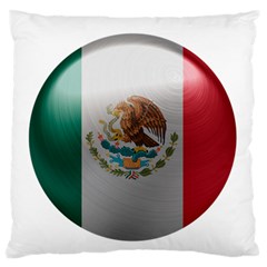 Mexico Flag Country National Standard Flano Cushion Case (two Sides) by Sapixe