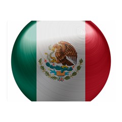 Mexico Flag Country National Double Sided Flano Blanket (mini)  by Sapixe