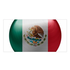 Mexico Flag Country National Satin Shawl by Sapixe