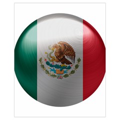 Mexico Flag Country National Drawstring Bag (small) by Sapixe