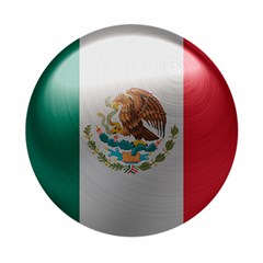 Mexico Flag Country National Wooden Puzzle Hexagon by Sapixe